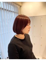 フィーカ(fika)&nbsp;丸みボブ×ピンクラベンダー