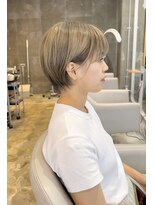モールヘア 武庫之荘店(MOOL hair)&nbsp;耳かけで軽やかに♪明るめショートボブ