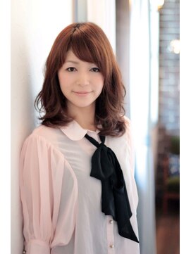 アズグロウヘアー(AS GROW HAIR) ランダムカールなミディアムスタイル【長嶺/髪質改善/縮毛矯正】