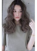 ゆるふわグラデーションアッシュカラー20代30代