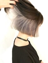 ディーカヘアーセンダイ(Di KA HAIR sendai)&nbsp;モード × ボブ × グレージュ × インナーカラー