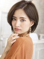 ミンクス 青山店(MINX)&nbsp;ふんわりトップで美形！ショートレイヤーボブ