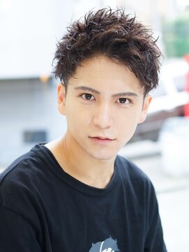 アクロス 原宿(AKROS) 刈り上げアップバング ツイストMIX