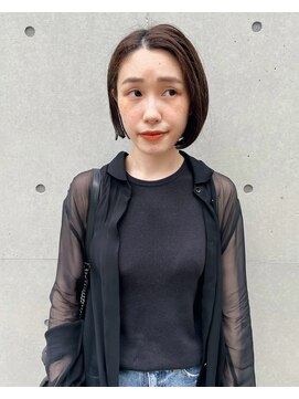 チカシツ(Chikashitsu) bob hair