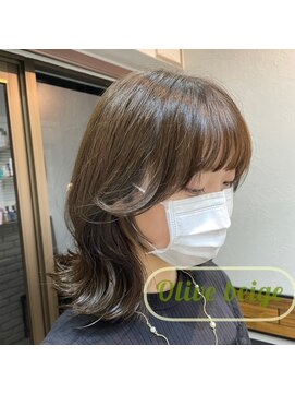 テラ 八幡山(TERRA) オリーブベージュ艶カラー