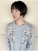 スッキリ小顔ショートスタイル