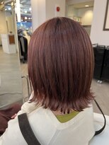 グラマシー アレックス(Gramercy alex)&nbsp;ベージュピンク×外ハネボブ/ミルクティーピンク20代30代