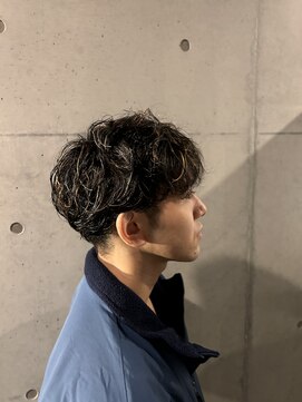 カット スペース シーン 久我山(cut space Seen.) メンズハイライト