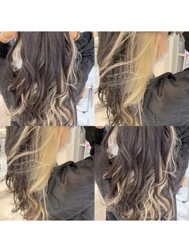 キジ(KIJI) ★ホワイトミルクティー×インナーカラー★