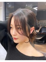 ロンドアヴァントゥス 池袋(Lond aventus) 韓国レイヤー/韓国風/ボブ/髪質改善/黒髪/ブリーチなし〔池袋〕
