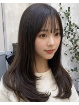 ロンドアヴァントゥス 池袋(Lond aventus)&nbsp;韓国レイヤー/韓国風/ボブ/髪質改善/黒髪/ブリーチなし〔池袋〕