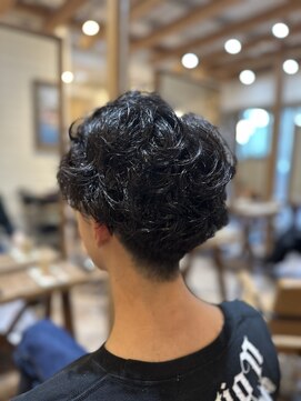 ヘアリゾート バルボア アイランド(hair resort Balboa Island) マッシュ×くるくるパーマ