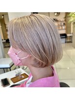 ラック 由比ヶ浜(LUCK)&nbsp;ボブ×ハイトーンベージュ