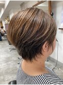 白髪ぼかし30代40代50代60代伊丹大人ショート大人ボブ