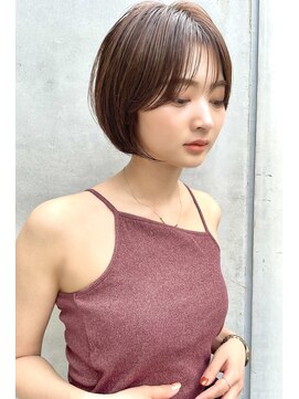 プランツヘアー ヘルシーな大人ショートボブ　博多美容室