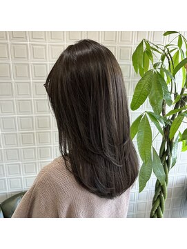 ボアップ(boappu) #イルミナカラー #オリーブブラウン #透明感カラー