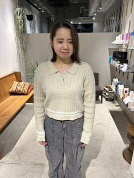 ミリ(milli Produce by ITAKURA) 丸くならないぱっつんボブ