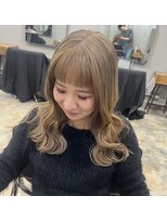 ラボアン 梅田店(lab.em.)&nbsp;ハイトーンベージュカラー♪