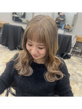 ラボアン 梅田店(lab.em.) ハイトーンベージュカラー♪