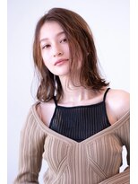 エースハバナ 渋谷(1 HAVANA) 外はねミディ/20代30代大人きれい/ベージュカラー