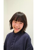 羽根バング　タッセルボブ