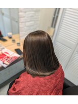 エイト 沖縄豊崎店(EIGHT toyosaki) 【EIGHT 豊崎】お客様スタイル…ワンブリーチ×オリーブベージュ