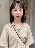イメチェン/ホワイトブロンド/外ハネボブ/美髪/ワイドバング