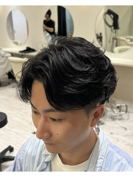 バース 梅田中崎町店(BIRTH) ニュアンスパーマフェザーパーマセンターパートワンカールパーマ