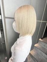 ヘアサロン エフ 渋谷(F)&nbsp;#抜きっぱブロンド#ハイトーンカラー