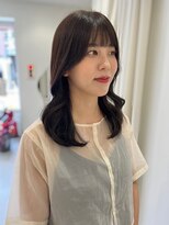 サボ(sabo)&nbsp;韓国ヘア/顔まわり/韓国レイヤー/前髪カット/小顔/韓国風