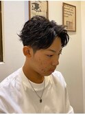フェザーショート 刈り上げ フェザーパーマ