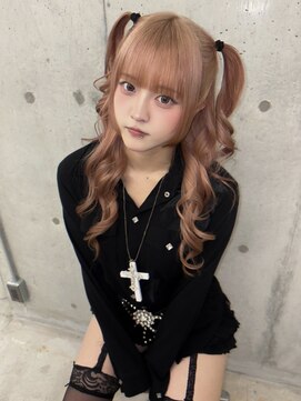 キオクエコ(KIOX eko) レイヤーウルフカット/ベージュカラー