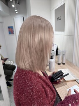 ペレ 栄店(PELE) クラゲヘアー/小顔に見せるヘア/ココアベージュ/栄