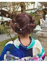 バサラ 大阪なんば店(VASARA)&nbsp;インスタ人気ヘア　袴　振袖　卒業式　袴　着物ヘア　大阪