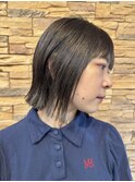 切りっぱなしボブ
