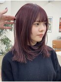 ブリーチなしカラーブリーチなしダブルカラー春カラーレイヤー