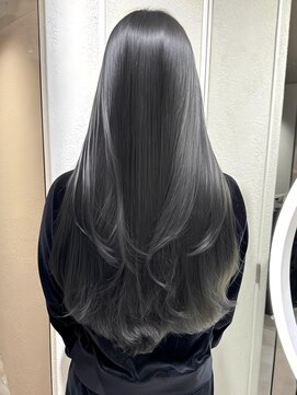 メゾンマイル 恵比寿(maison mile) グレージュカラー/髪質改善/艶髪/暗髪/レイヤーカット[恵比寿駅]