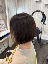 ネクサス イング 宮野木店(nexus-ing)&nbsp;細毛でもペタンとしない髪質改善白髪染めボブ