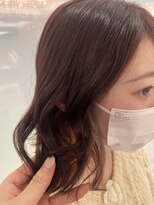 アピッシュ ギンザ(apish ginza) ツヤ感を大事に♪ピンクブラウンカラー