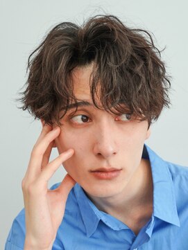 フィフス 札幌大通(fifth) 札幌メンズパーマルーズパーマシャドウパーマセンターパート緩め