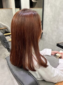 クラン 岡本(Chlan) 春カラー　オレンジブラウン