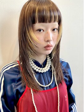 イギー(igggy) ワイドバング☆ハッシュカット☆ハイライト