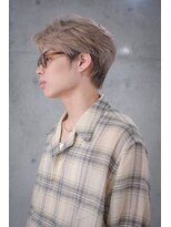 モッズ ヘア 新宿サウス店(mod's hair)&nbsp;ナチュラルセンターパート＋ミルクティーベージュ