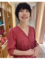 ビファインイーハアヴェダ(Befine e-ha AVEDA)&nbsp;丸みショート×ナチュラルマッシュ