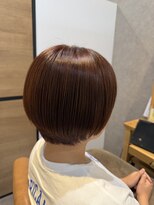 スーリール 室見店(Sourire)&nbsp;ショートボブ×オレンジカラー☆