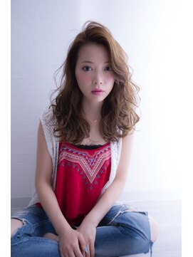 アリュールヘアー ルーチェ(ALLURE hair luce) 【ALLURE】ハニーヘアーウェーブ×ハイライトカラー