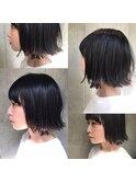 bibito 切りっぱなしショートボブ