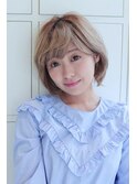 エアリー質感で美シルエット☆ショートボブ