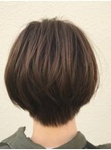 ★コンパクトボブ★ハイトーンミントベージュ★