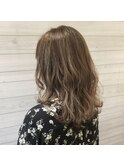 アッシュグレーハイライト　